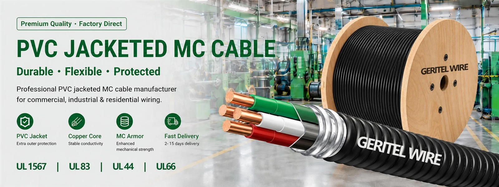PVC Jacketed MC Cbale PVC Jacketed MC Cbale