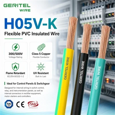 H05V{1}}سیم استارت موتور K – محلول PVC منعطف EN 50525-2-31